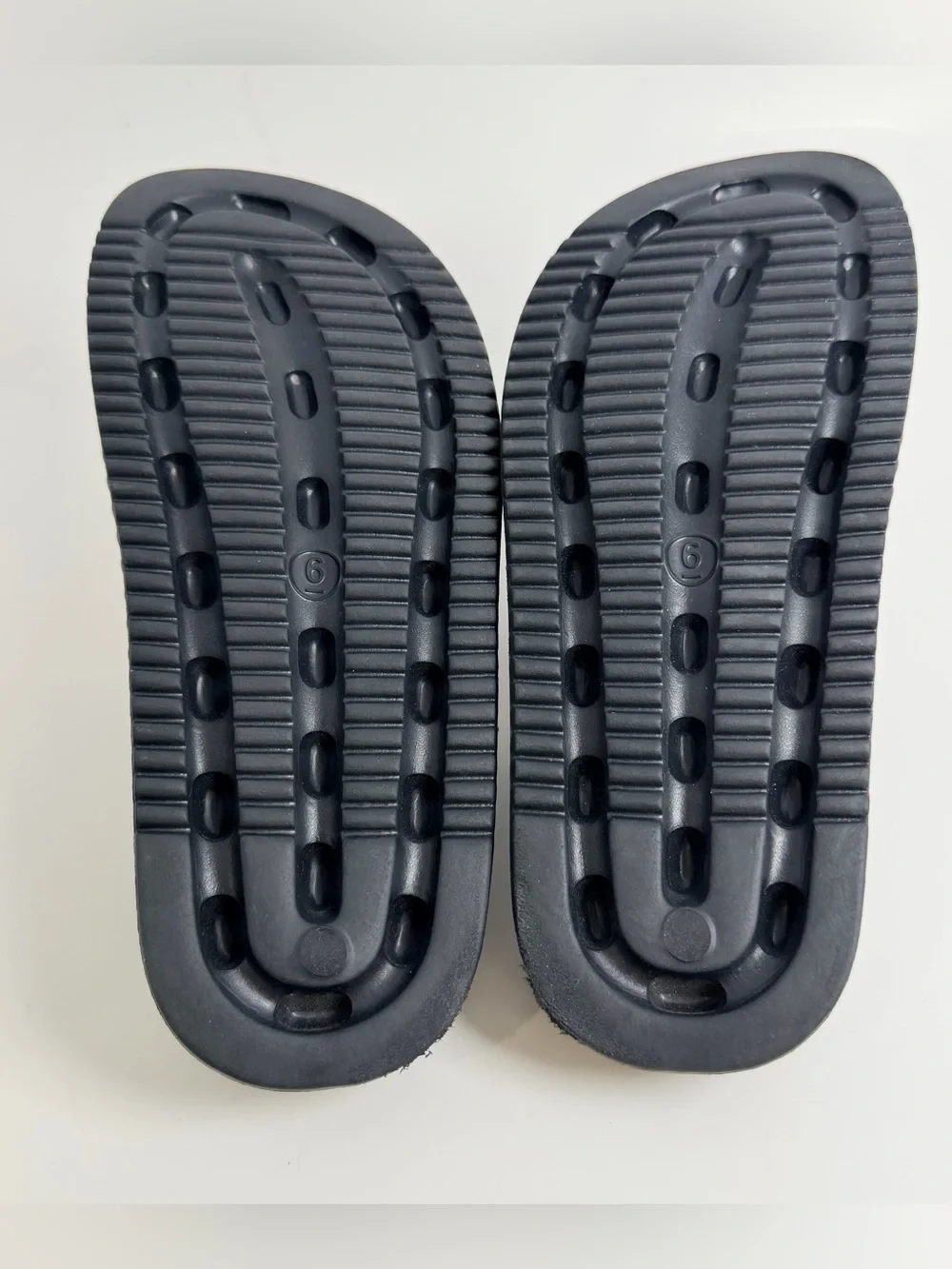 Shade & Shore Navy Double-Strap Kids Slide Sandals